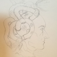 Gorgon1 Pencilled outline